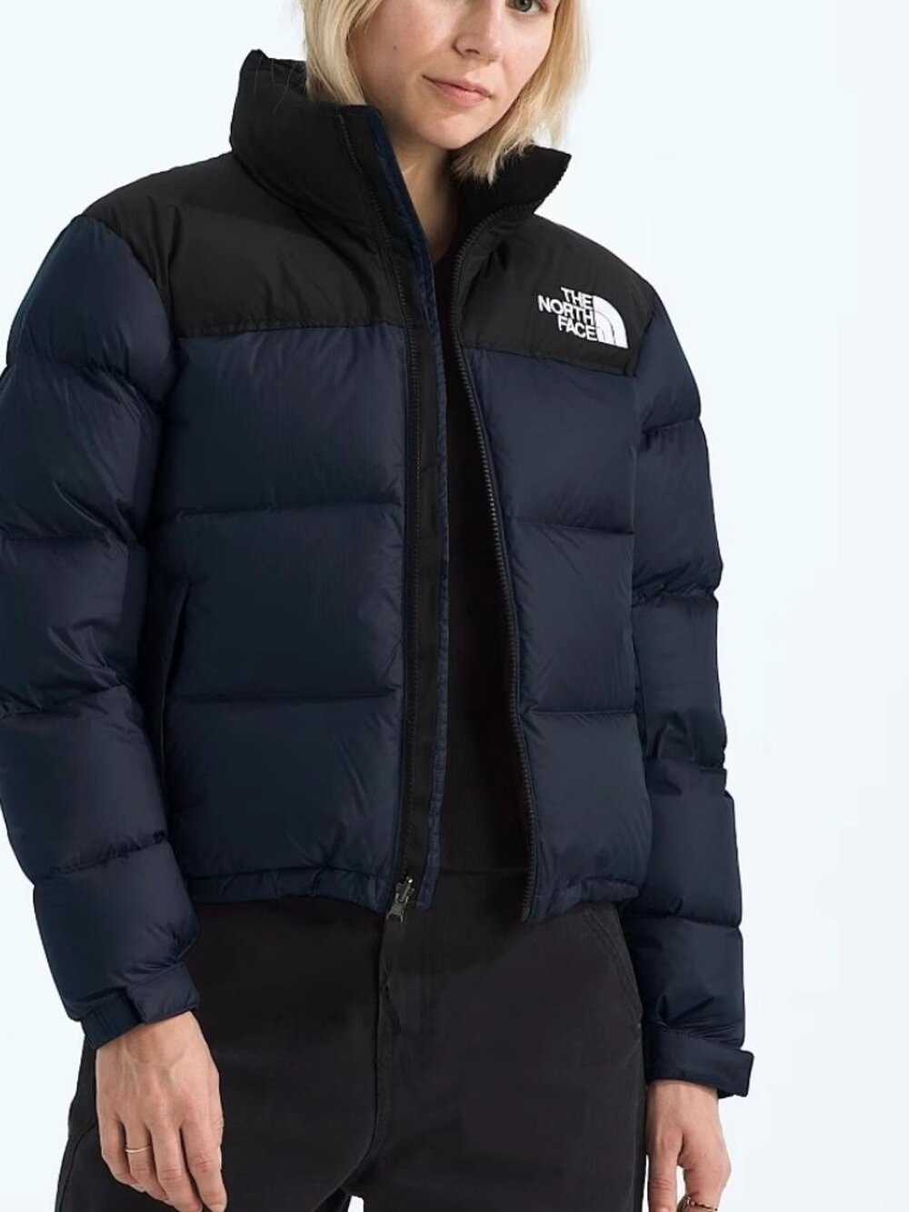 THE NORTH FACE women's nuptse retro puffer jacket medium